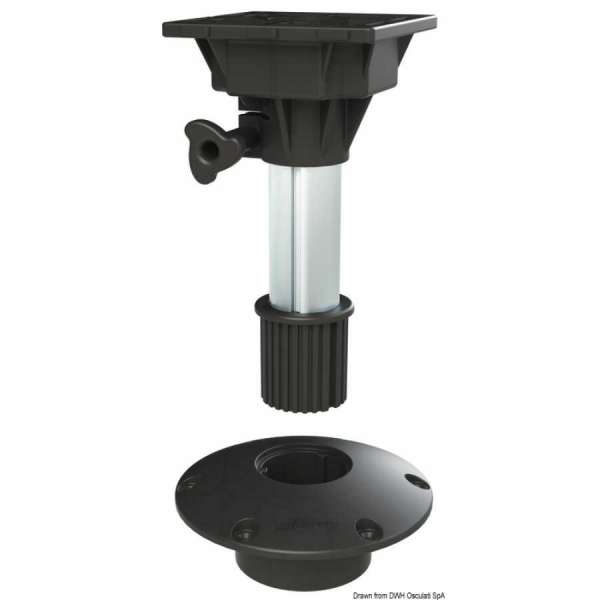 Supporto sedile Waverider con ammortizzatore e testa girevole