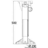 Supporto sedile Waverider con ammortizzatore e testa girevole, regolabile