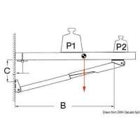 Supporto tavoli pieghevoli Rakego