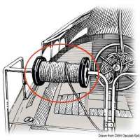 Tamburo avvolgi cima in materiale plastico rinforzato