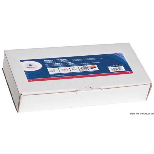 Tamburo avvolgi cima in materiale plastico rinforzato