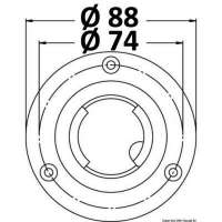 Tappi imbarco Clever in composito + inox