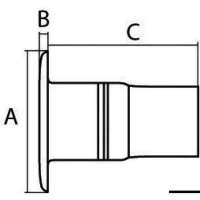 Tappo imbarco in Acciaio Inox AISI 316 microfuso e lucidato a specchio, finiture curatissime