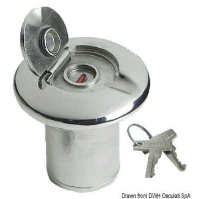 Tappo imbarco in Acciaio Inox AISI 316 microfuso e lucidato a specchio, regolamentare RINA