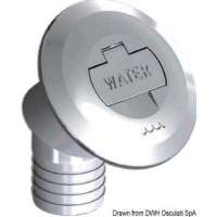 Tappo in ottone cromato con chiave