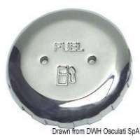 Tappo rifornimento in Acciaio Inox AISI 316 lucidato a specchio, con sfiato incorporato