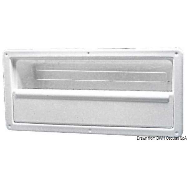 Tasca laterale porta-oggetti in ABS bianco