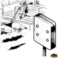 Tavoletta porta motore  per pulpito