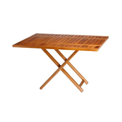 Tavolo In Teak A Doppia Altezza