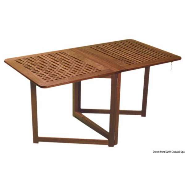 Tavolo pieghevole ARC con gambe a compasso