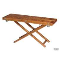Tavolo Pieghevole Regolabile Teak MB