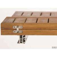 Tavolo Pieghevole Regolabile Teak MB