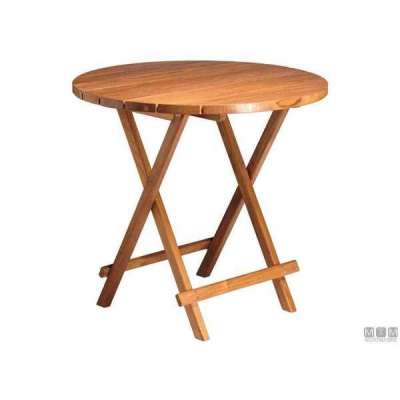 Tavolo Pieghevole Round Teak MB