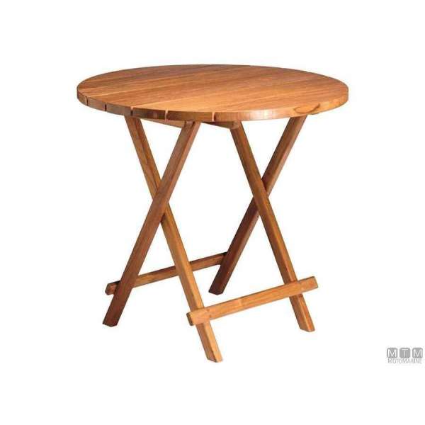 Tavolo Pieghevole Round Teak MB