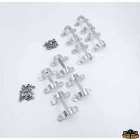 Telaio regolabile porta zattera in acciaio inox Aisi 316 tubo  dm. 30mm.