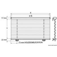Tenda a plissè OCEANAIR Skysol Motion per passauomo ed obl&ograve;