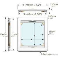 Tenda oscurante e zanzariera avvolgibili OCEANAIR SkyScreen Roller Recessed – installate incassate e a filo celino