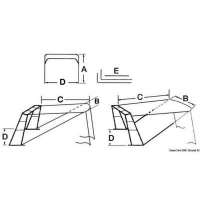 Tendalino telescopico per Roll-Bar in tubo inox o vetroresina