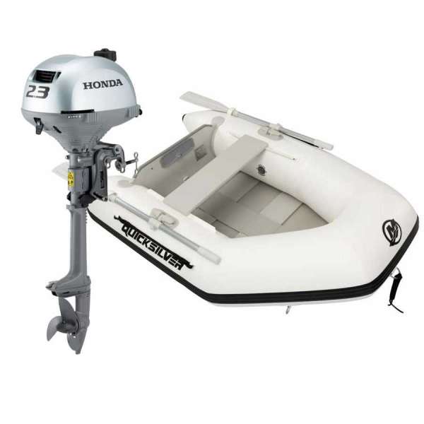 Tender Tendy 200 a listelli con motore Honda 2.3 fuoribordo