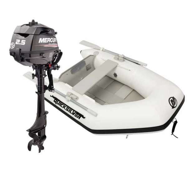 Tender Tendy 200 a listelli con motore Mercury 2.5 fuoribordo