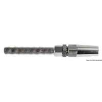 Terminale da inserire nei tenditori con filetto metrico destro