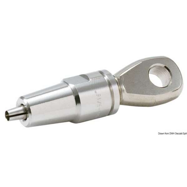 Terminale LEWMAR in acciaio inox 316 ad occhio