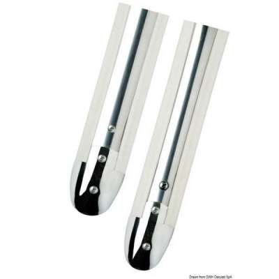 Terminale parabordo per profili a C e mandorla