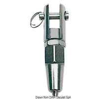 Terminale per impiombature in acciaio inox AISI 316