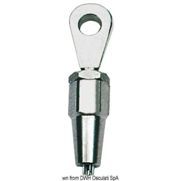 Terminale per impiombature in acciaio inox AISI 316