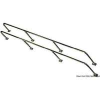 Tientibene laterale in acciaio inox a montanti inclinati