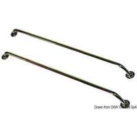 Tientibene laterale in acciaio inox a montanti inclinati