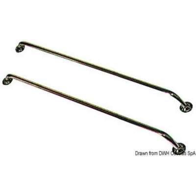 Tientibene laterale in acciaio inox a montanti inclinati