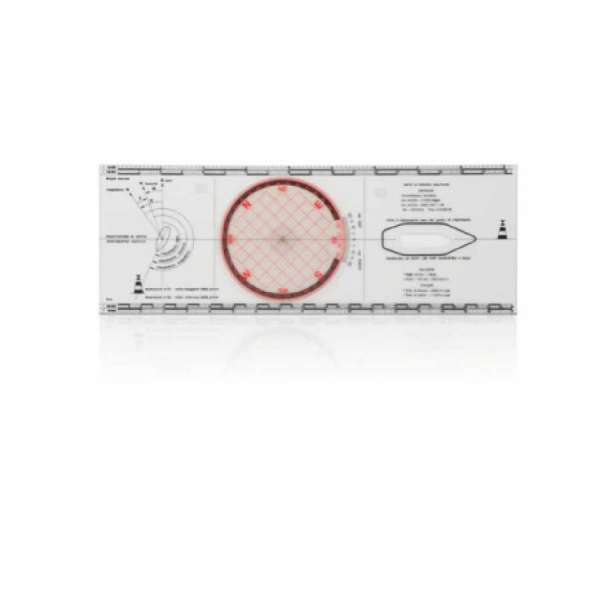 Tracciatore di rotta regolo Breton