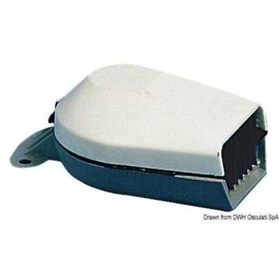 Tromba a membrana LOW PROFILE in ABS bianco