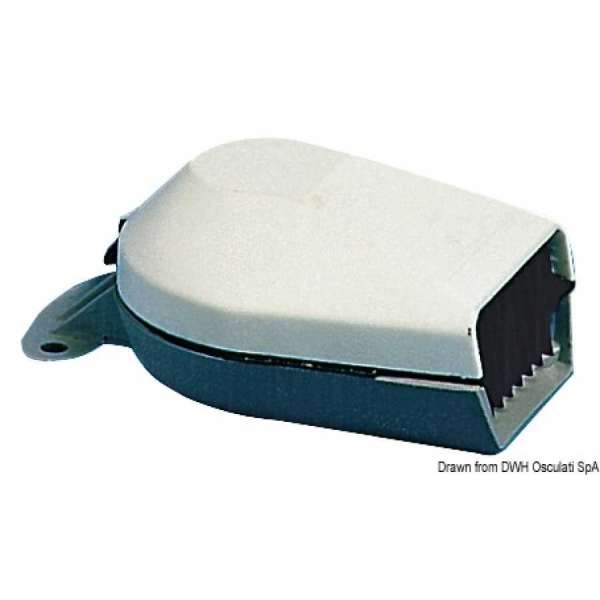 Tromba a membrana LOW PROFILE in ABS bianco