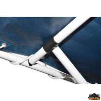 T-Top in alluminio verniciato bianco