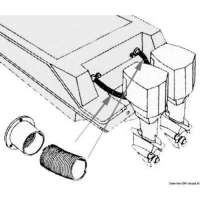 Tubo flessibile in PVC per passaggio cavi motori fuoribordo