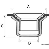Valvola di gonfiaggio/sgonfiaggio per gommoni