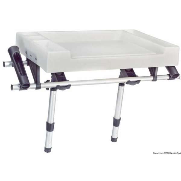 Vassoio portaesche e pulizia del pesce