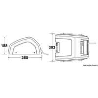 Verricello ad accumulo di cima LEWMAR Captive CRW400