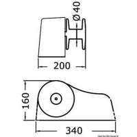 Verricello da tonneggio per tender Elephant Tender Lift