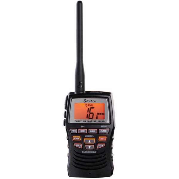 VHF portatile Cobra Marine MR HH150FLTE galleggiante e immergibile