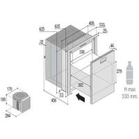 Vitrifrigo DW75 OCX2 RFX frigo a cassetto in acciaio inox