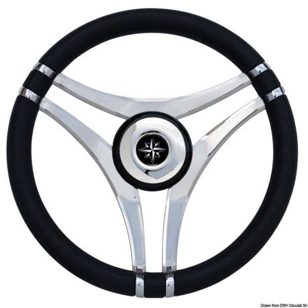 Volante Impact con razze in acciaio inox