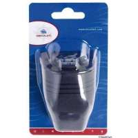 Voltometro digitale e prese corrente con montaggio su piano